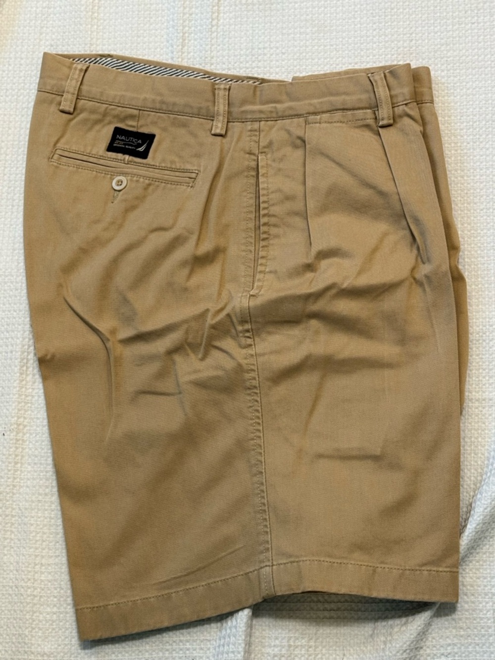 Nautica Men’s Khaki Classic Fit Shorts 36